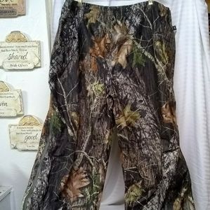 Mossy Oaks Pants Fleece Green Camouflage Lined Warm Size    3XL/52"